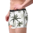 thumbnail image 2 of Yiaed Vintage Palm Trees Print Men's Soft Cotton Boxer Shorts Breathable Boxers Underwear Moisture-Wicking Underwear Stretch Boxer Briefs for Man-XX-Large, 2 of 5