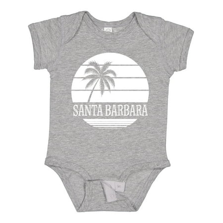 

Inktastic Santa Barbara California Palm Tree Boys or Girls Baby Bodysuit