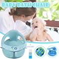 thumbnail image 1 of Asiento de baño para bebé Asiento de bañera para bebé para baño sentado Soporte de baño para bebé con soporte de respaldo y ventosas para mayor estabilidad, 1 of 8