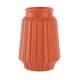 thumbnail image 2 of Plastic Glazed-Look Decorative Vase | Imitation Ceramic Finish | Navy White Orange | Modern Home Accent | Living Room TV Cabinet Shelf Decor | 12.3x6x5.8cm | Durable Flower Pot | For Fresh & Dried, 2 of 6
