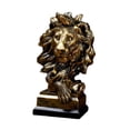 thumbnail image 2 of Escultura de animal, decoración del hogar, simulación, regalo, figura decorativa de resina para el hogar León, 2 of 9