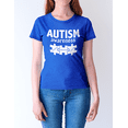 thumbnail image 2 of Autism Awareness Support Jigsaw Puzzle (White) Women's T-shirt, 3XL, Royal Blue, 2 of 5