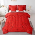 thumbnail image 1 of YST Giant Spider Halloween Decorations Comforter Set, 7-Piece, Gothic Spiderweb, Twin, 1 of 5