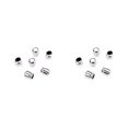 thumbnail image 3 of Langgg 5 Pcs Embout de Commutateur de Guitare Résistant à l'Usure Léger Couvercle de Disjoncteur Bouton Basculant Caps Télécommande d'Instrument Électrique Couleur Chrome 2Ensemble, 3 of 6