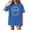 Blue-#002, variant on 250th Anniversary Usa Shirt Women's Graphic Casual Tops Short Sleeve Plus Size Tshirt Summer 250 Year Anniversary Usa Solid Crew Neck Tees,Blue L