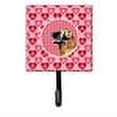 thumbnail image 2 of Leonberger Hearts Love and Valentines Day Portrait Leash or Key Holder, 2 of 2