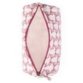 thumbnail image 4 of No Boundaries Women's Quilted Pouch and Hair Scrunchie Set, 2-Piece, Pink Jubilee Bow/Floral, 4 of 5