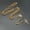 golden, variant on Religious Praye Jewelry Women Necklaces 6MM Metal Beads Rosary Necklaces Vintage-silver