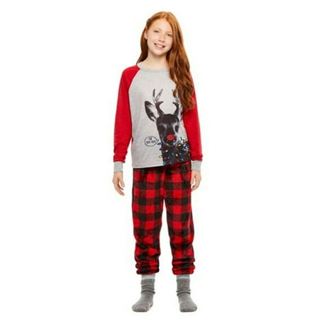 

Christmas Pajamas Set Christmas Parent-Child Elk Printed Long Sleeved Trousers for Matching Outfits Clothes 12t Girl Child