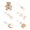 G, variant on PrimeGo Dog Squeaky Toy Stuffed Plush Dog Toy with Knotted Rope for Puppy Small Middle Large Dogs Teeth Cleaning Boredom