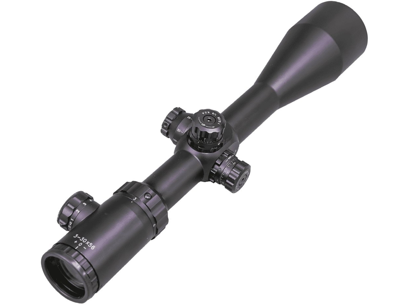 NightStar 3-30x56SFIR 30mm Tube Rifle Scope, Second Focal Plane, Illuminated Reticle, Black