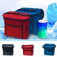 thumbnail image 7 of Picnic Bag Takeaway Bags Reusable Grocery Carrier Insulated Cooler Food Bag Lunch Bag Beverage Chiller Heated Lunch Boxes Portable Bag for Camping Picnics, 7 of 7