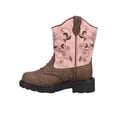 thumbnail image 3 of Roper Girls Saddle Light Round Toe Cowboy   Mid Calf Boots, 3 of 5