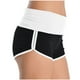 thumbnail image 3 of Mujeres Pantalones Cortos Casual, 3 Piezas Elástico de la Cintura Patchwork Pantalones Cortos Conjunto Hecho de Poliéster Cómodo para Toda la Temporada de Salida, Pantalones Cortos de Verano para las, 3 of 8