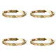 thumbnail image 1 of Pulsera Pareja Terapia Magnética Twisted Dragon Brazaletes Desmontables (oro), 1 of 2