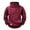 Wine, variant on cocolona Mens Half Zip Hoodies Fall Winter Drawstring Oversized Hooded Sweatshirts Cargo Multi Pocket Workout Hoodies for Men
