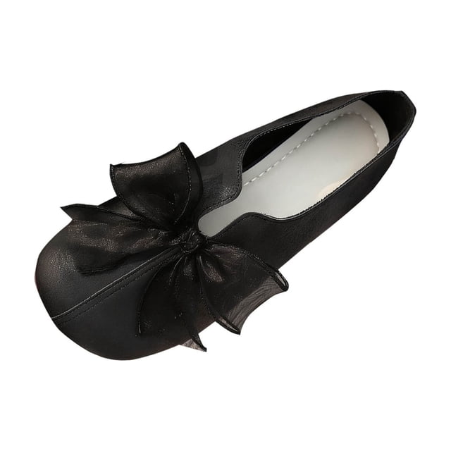 Birdeem Chaussures Plates pour Femmes, Mode Décontractée, Confortables, Bout Rond, Semelle Souple, Nœud, Chaussures pour Femmes, Chaussures Plates Femmes