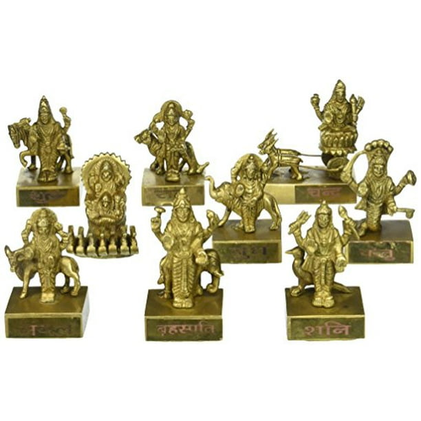 Navagraha Nine Planetary Gods From The Left Surya Chandra Mangal Budha Brihaspati Shukra Sh Walmart Com Walmart Com