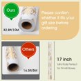 thumbnail image 2 of Papel de regalo Flyhill Kraft, 43 x 10 m, oro blanco, Navidad, 2 of 7
