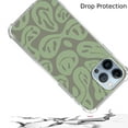 thumbnail image 3 of Green Melted Face Case for iPhone 11 Pro,Aesthetic Art Design TPU Shock-proof Cover Case, 3 of 6