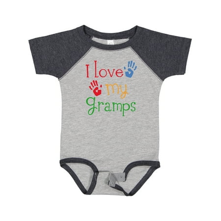 

Inktastic I Love My Gramps Cute Grandkids Gift Baby Boy or Baby Girl Bodysuit
