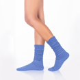 thumbnail image 2 of 1 Pairs  Socks for Women Extra Long Thick Boot Knee High Scrunch Socks Solid Soft Cotton Socks for Women, 2 of 9