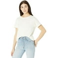 thumbnail image 4 of Roxy Women's Log Morning Relaxed Boyfriend Tee T-Shirt (X-Small, White), 4 of 4