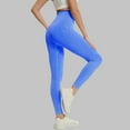 thumbnail image 2 of Riforla Leggings for Women High Waist Seamless Lifting Yoga Pants with Squat Proof Fabric Womens Pants Sky Blue M, 2 of 7