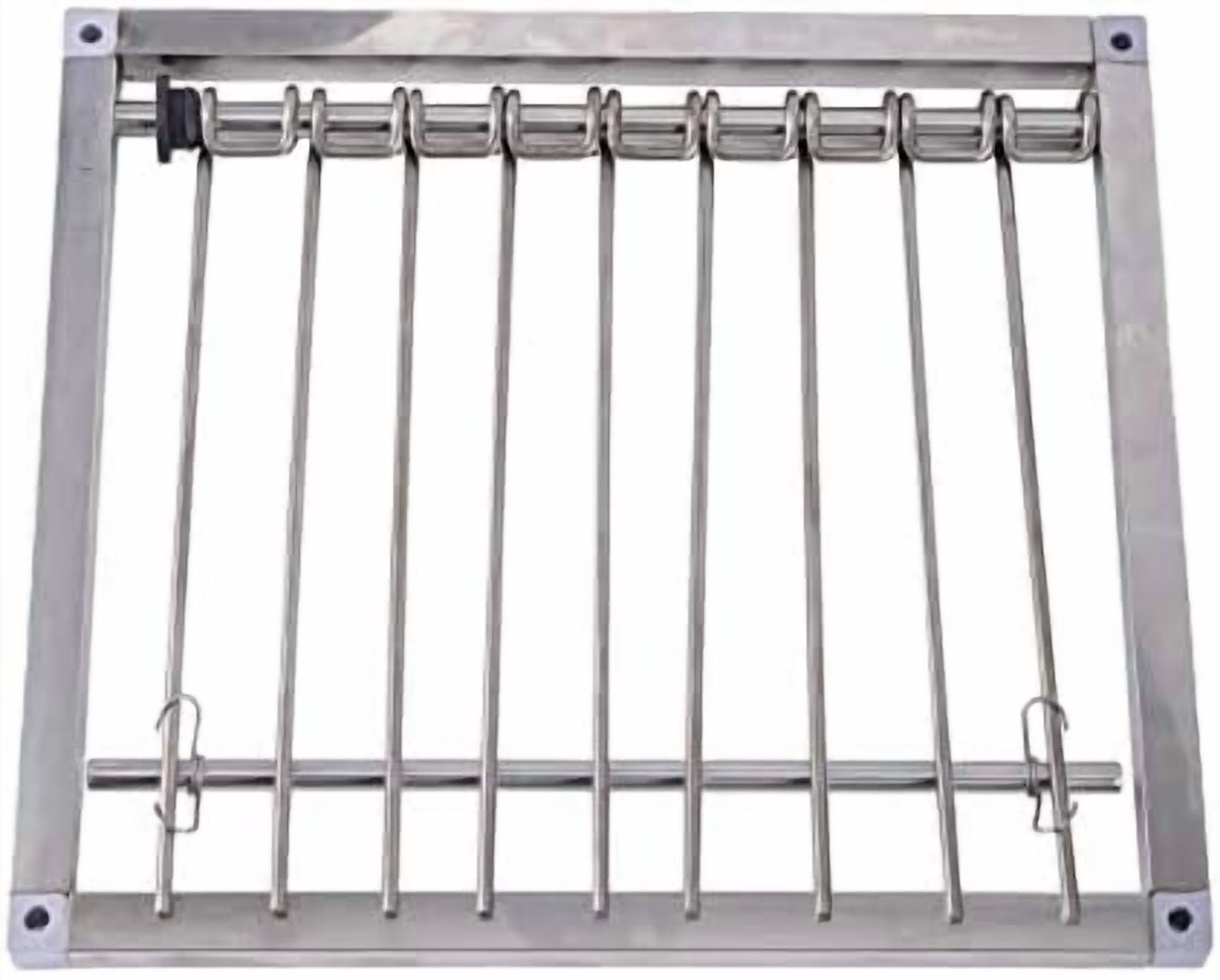 1PC Bird Cages Trap Stainless Steel Pigeon Trap Door Wire Bars Frame Entrance U-Trap for Pigeon Birds House Door (29 * 26 cm)