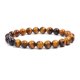 thumbnail image 1 of Pulsera de cuentas de piedra Natural para hombres y mujeres, cuarzo de cristal, amatista, aguamarinas, Jades, joyería, ágata, brazalete elástico, 1 of 4