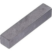 Hillman 881709 Zinc-Plated Steel Bar Square Key Gray, 1/4" x 1-1/2"
