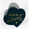 thumbnail image 3 of Inkdotpot Love Is Sweet Wedding Bottle Tag Real Gold Foil Favor Hang Tag 100 Pack, 3 of 8