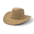 thumbnail image 4 of Cowboy Hat, Sun Hat Faux Felt Leather Suede Travel Cap Western Hat Outdoor Sun Protect Beige, 4 of 7