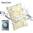 thumbnail image 6 of Goofa Lemon Potatoes Print Plush Throw Pillow Case, Soft Velvet with Hidden Zipper, Decorative Cushion Cover for Sofa, Bed, Car, and Home Décor-14"x20", 6 of 6
