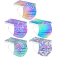 thumbnail image 2 of HUGFEGWE 50 Pcs Butterfly Disposable Face_Masks for Adults,Breathable Disposable Facemasks with Butterflies Designs CJB91-40399, 2 of 7