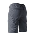 thumbnail image 5 of HKYNLAG Tactical Shorts for Men Outdoor Casual Painters Shorts Quick Dry Hiking Work Cargo Shorts with Multi Pocket (No Belt) Gray 2XL, 5 of 8