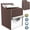 Coffee, variant on Waterproof Front Load Washer and Dryer Cover with Zipper, Dustproof & Sunproof Outdoor Use for Washing Machine Protection,Coffee