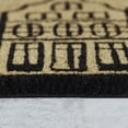 thumbnail image 5 of My Texas House Natural/Black Bats Halloween Outdoor Coir Doormat, 30 in x 48 in, 5 of 6