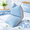 Baby Blue/Light Gray-20"x30" - 1 Pack, variant on Goose Downows Queen Size Set Of 2 Q-max>0.45 Cool Hotel Bed For Hot Sleepers Washable Removable Cover 20" X 30"