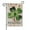 Green Polka Dots, variant on St. Patrick's Day Garden Flag Irish Outdoor Flag Green Polka Dots Shamrock Clover Welcome Outdoor Flag 12.5''×18'' Linen Vertical Double Sided Welcome Flags for Home,garden Decor