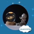 thumbnail image 3 of Bola de cristal de astronauta de galaxia planetaria luminosa con luz de noche de empuje manual de astronauta Fuente de alimentación USB para mantener el calor / luz de noche rgb regalo para Wmkox8yii  gf7610, 3 of 8