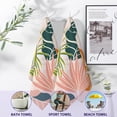 thumbnail image 4 of Tropical Palm Leaves Hand Towels for Bathroom, Summer Bath Towel Set of 2 Soft Kitchen Tea Dish Towels Decorative Fingertip Towels for Guest Gym Spa 14"x28", 4 of 14