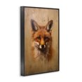 thumbnail image 4 of Stupell Industries Woodland Fox Face Animals & Insects Painting Black Framed Art Print Wall Art, 20 x 30, 4 of 10