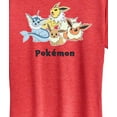 thumbnail image 3 of Pokémon - Eevee and Eeveelutions Group  -  Women's Short Sleeve Graphic T-Shirt, 3 of 5
