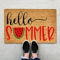 thumbnail image 4 of Jierger Welcome Door Mats,Summer Floor Mats Holiday Mats Welcome Door Mats Polyester Door Mat Beach Non Slip Floor Mat for Home Entrance, Outside Entry, Yard, Floor Summer Porch Decor, 4 of 7