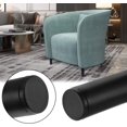 thumbnail image 3 of Patas para muebles, pie de soporte de metal negro, patas de repuesto para trabajo pesado para sofá, gabinete de TV, mesa de café, cama, aparadores, aparador, 3 of 5