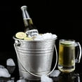 thumbnail image 4 of Seau à Glace en Acier Inoxydable Refroidisseur de Boissons en Métal Contenant de Glaçons avec Poignée, 4 of 4
