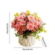 thumbnail image 3 of JGF844 Juego de flores de simulación, jarrón de cerámica, rosa, maceta de simulación, decoración del hogar, maceta falsa, flores falsas, flores artificiales, 3 of 6