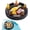 Round Five Holes, variant on Large Floating Drink Holder Black Floating Refreshment Table Tray Compartment Portable Floating Pool Tray for Swimming Pool Accessories Hot Tub Beach and Party Decor
