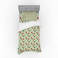 thumbnail image 2 of Ambesonne Christmas Bedding Set 4 Pcs, Baubles Strings, Queen, Multicolor, 2 of 3